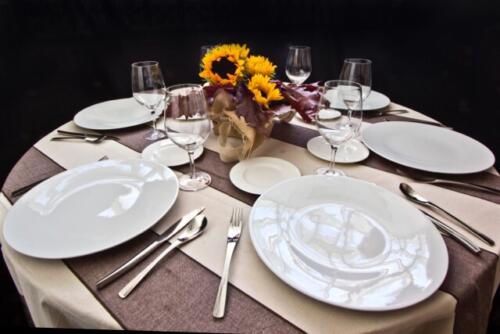 Decoracion flores cena empresa